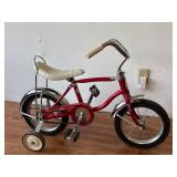 Vintage Schwinn Lil Tiger Kids Bicycle With Training Wheels - Unridden