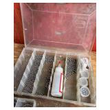 Mixed Bicycle Headset Parts & Bearings in Organizer Cases Mixed Bicycle Headset Parts & Bearings in Organizer Cases
