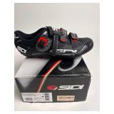 Sidi Genius Fit Mega Black Cycling Shoes Size 45.5 US 11 Sidi Genius Fit Mega Black Cycling Shoes Size 45.5 US 11