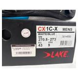 Lake CX 1C-X Mens Cycling Shoe White Blue Size 9 Lake CX 1C-X Mens Cycling Shoe White Blue Size 9