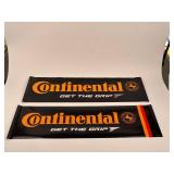 Continental Tire Banners 39 X 11 in (Lot of 2) Continental Tire Banners 39 X 11 in (Lot of 2)