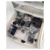 Mixed Mounting Hardware in 4 Drawer Organizers Mixed Mounting Hardware in 4 Drawer Organizers