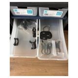 Mixed Bicycle Accessory Mounts & Hardware Lot Mixed Bicycle Accessory Mounts & Hardware Lot