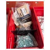 Mixed Hardware, Fasteners & Cable Clamps in 3 Bins Mixed Hardware, Fasteners & Cable Clamps in 3 Bins