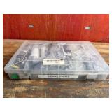 Mixed Bike Derailleur Parts in Storage Case Mixed Bike Derailleur Parts in Storage Case