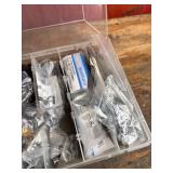 Mixed Bike Derailleur Parts in Storage Case Mixed Bike Derailleur Parts in Storage Case