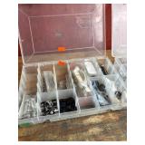 Mixed Lot Hardware Assortment in 2 Organizer Cases Mixed Lot Hardware Assortment in 2 Organizer Cases
