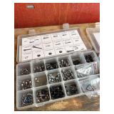Mixed Hardware Screw Assortment in Organizer Cases Mixed Hardware Screw Assortment in Organizer Cases