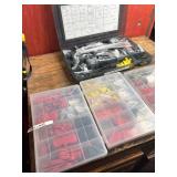 Bicycle Disc Brake Parts Assortment in Storage Cases (Lot of 5) Bicycle Disc Brake Parts Assortment in Storage Cases (Lot of 5)
