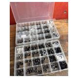 Axle Locknuts, Washers & Spacers Mixed Lot in Organizer Case Axle Locknuts, Washers & Spacers Mixed Lot in Organizer Case