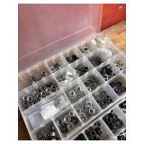 Axle Locknuts, Washers & Spacers Mixed Lot in Organizer Case Axle Locknuts, Washers & Spacers Mixed Lot in Organizer Case