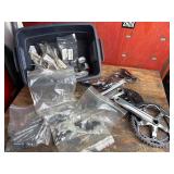 Bicycle Crankset Parts Mixed Lot Bicycle Crankset Parts Mixed Lot