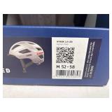 ABUS Hyban 2.0 LED Helmet Signal Silver M 52-58 ABUS Hyban 2.0 LED Helmet Signal Silver M 52-58
