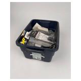 Light Parts Mixed Lot in Storage Tote