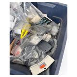 Light Parts Mixed Lot in Storage Tote