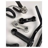 Assorted Bicycle Handlebars & Stems Mixed Lot