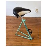 Bicycle Frame Stool With Saddle Seat Bicycle Frame Stool With Saddle Seat