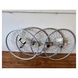 27 Inch Bicycle Wheels (Lot of 4) 27 Inch Bicycle Wheels (Lot of 4)