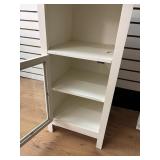 White Wood Cabinet With Glass Door White Wood Cabinet With Glass Door