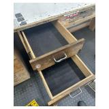 Wood Workbench With Drawers