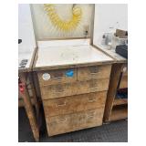 Workbench Cabinet With 4 Drawers