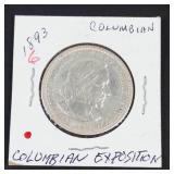1893 Columbian Exposition commemorative half dollar