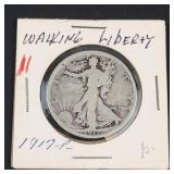 1917 Walking Liberty half dollar