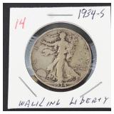 1934-S Walking Liberty half dollar