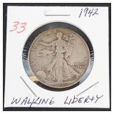 1942 Walking Liberty half dollar