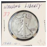 1942-S Walking Liberty half dollar