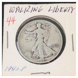 1943 Walking Liberty half dollar
