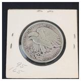 1943 Walking Liberty half dollar