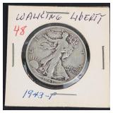 1943 Walking Liberty half dollar