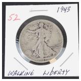 1943 Walking Liberty half dollar