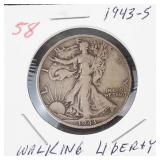 1943-S Walking Liberty half dollar
