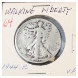 1944 Walking Liberty half dollar