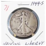 1944-S Walking Liberty half dollar