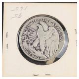 1945 Walking Liberty half dollar