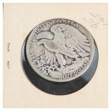 1945 Walking Liberty half dollar