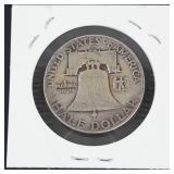 1952-D Franklin half dollar