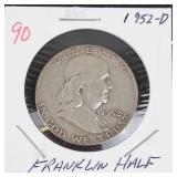 1952-D Franklin half dollar