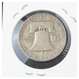 1953-D Franklin half dollar