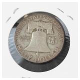 1953-D Franklin half dollar