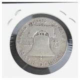 1954-D Franklin half dollar