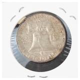 1958-D Franklin half dollar