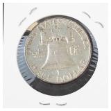 1958-D Franklin half dollar