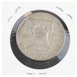 1958-D Franklin half dollar