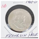 1960-D Franklin half dollar