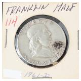 1961-D Franklin half dollar