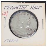 1962-D Franklin half dollar